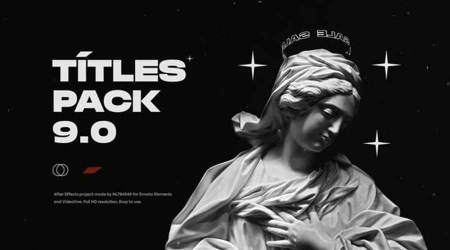 Pack 9.0 Text Animation Preset MOGRT Video Template Premiere Pro