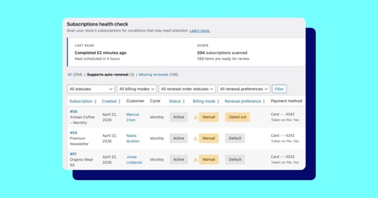 Introducing Subscriptions Health Check: A new way to monitor your subscriptions