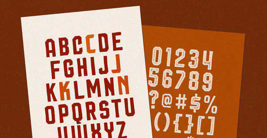 Squiborn Hand-Drawn logo font typeface logotype