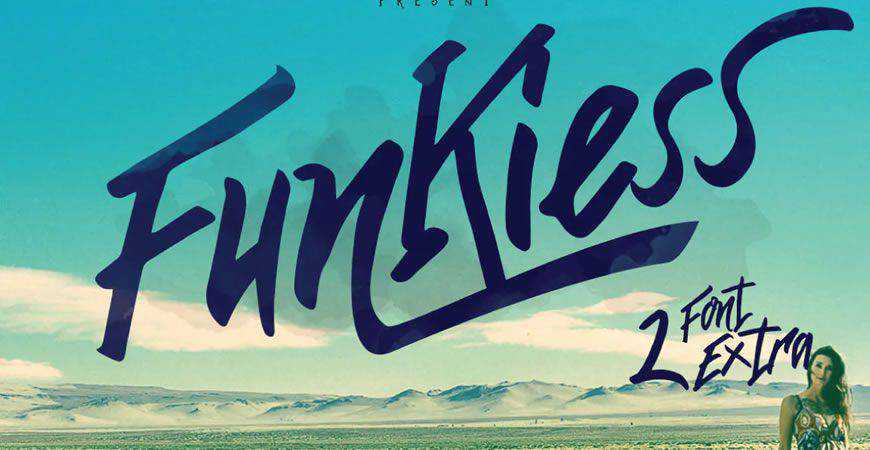 Funkiess Display logo font typeface logotype